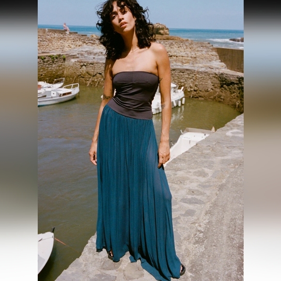 Ciao Lucia Giselle Strapless Maxi Dress S - Picture 14 of 14